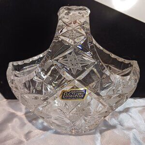 Violetta Polish Crystal Basket